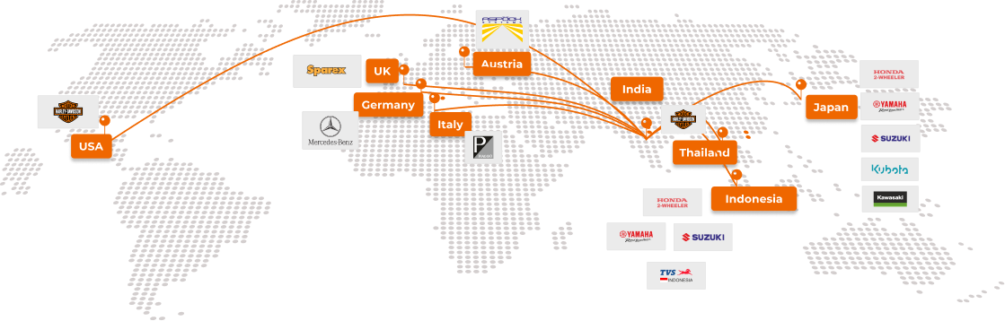 Global Customers Map